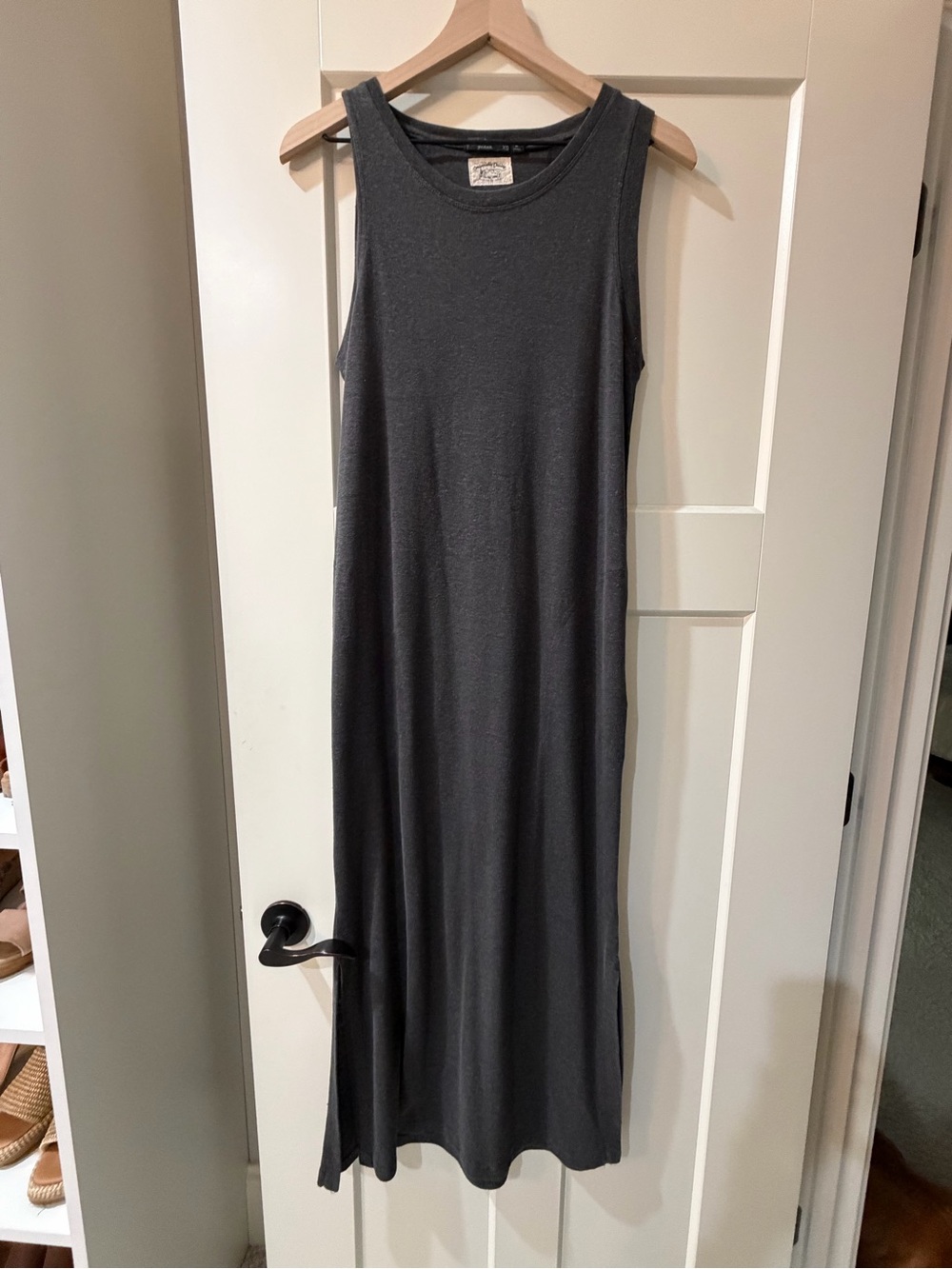 Prana Charcoal Gray Tank Dress xs